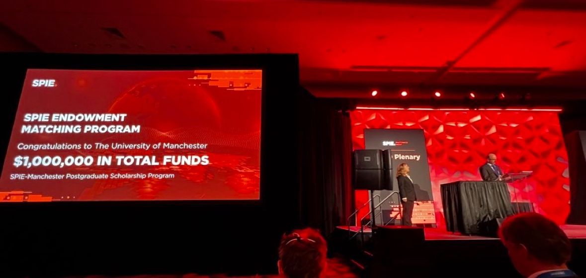 SPIE Endowment Matching Program University of Manchester G&H Early Careers SPIE Endowment Matching Program University of Manchester G&H Early Careers